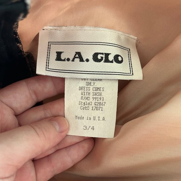 Vintage Strapless Lace Dress - Picture 9 of 12